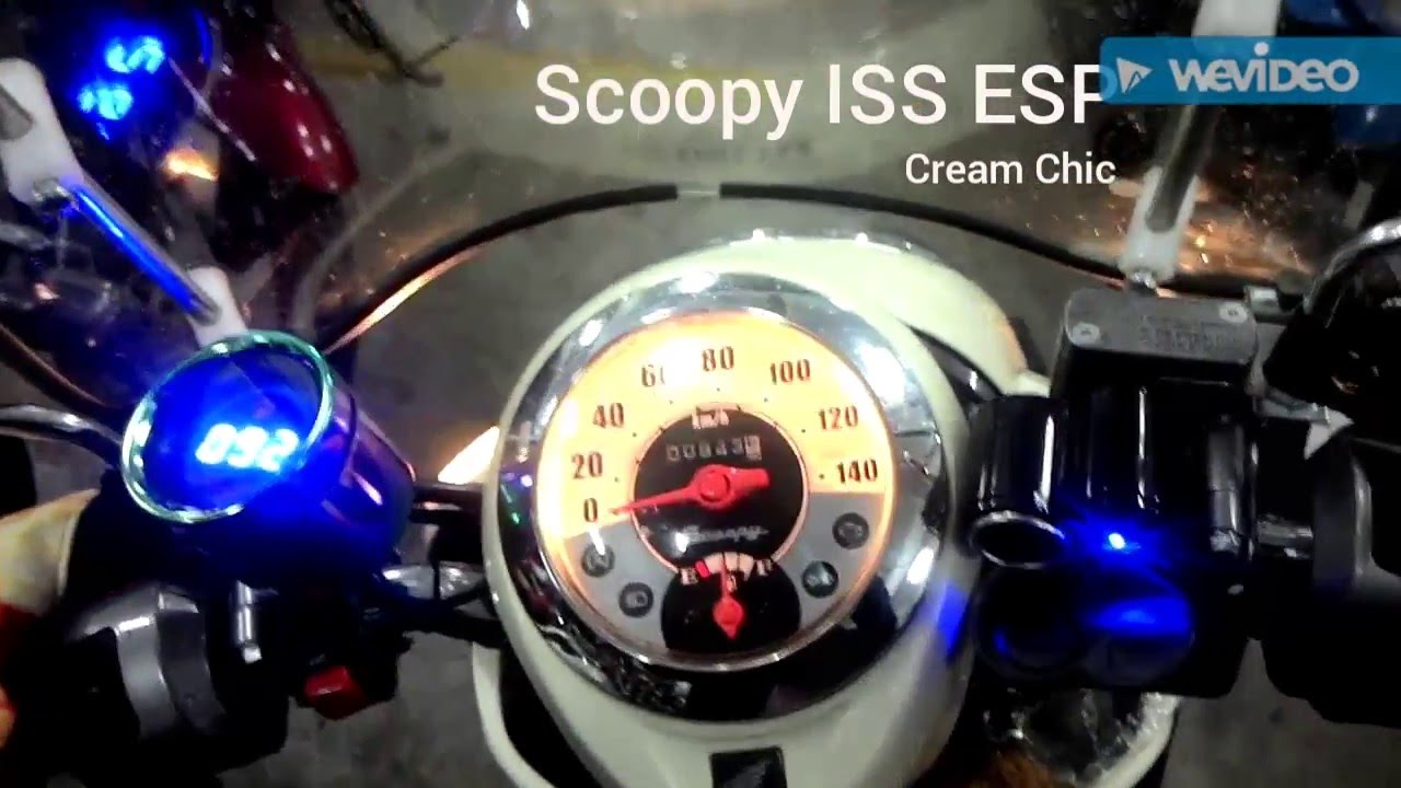 NEW SCOOPY VESPA VERSION 2016 Cream Chic ESP ISS Indonesia Klakson