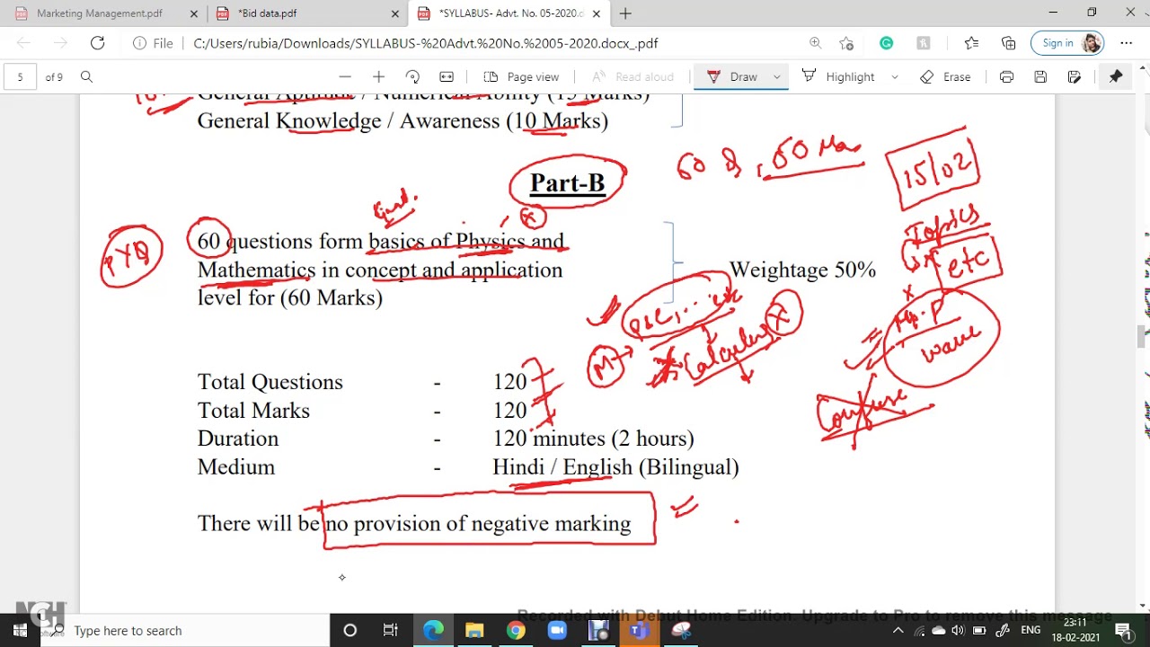 AAI ATC/AO 2020-2021 New Detailed Syllabus by AAI_UPDATED