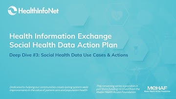 HealthInfoNet - Health Equity Data Action Plan Deep Dive #3 Session: Data Use Cases & Actions