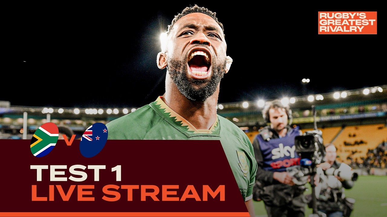 🔴 LIVE | South Africa v New Zealand | Rugby's Greatest Rivalry | First Test