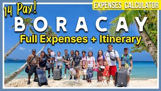 DAY 1 | BORACAY FAMILY OUTING FOR 4 DAYS! FULL EXPENSES REVEALED FOR 14-PAX!! 🇵🇭 [4K]