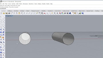Rhino 6 Lesson 23 Basic 3D Modeling Pipe Command