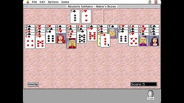 Apple Macintosh Longplay - Absolute Solitaire - Baker