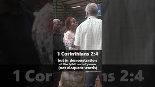 WHEN YOU PRAY WITH THE POWER OF GOD: The Holy Spirit Moves and lives are changed! #shorts