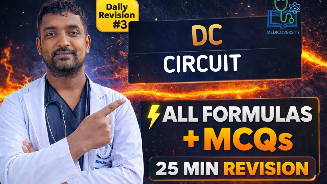 DC circuit | All Important Formulas + Most Expected MCQs | CEE Rapid Review 