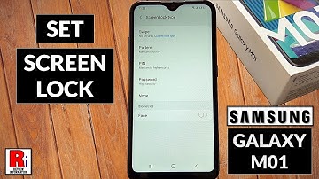 How to Set Up Screen Lock on Samsung Galaxy M01