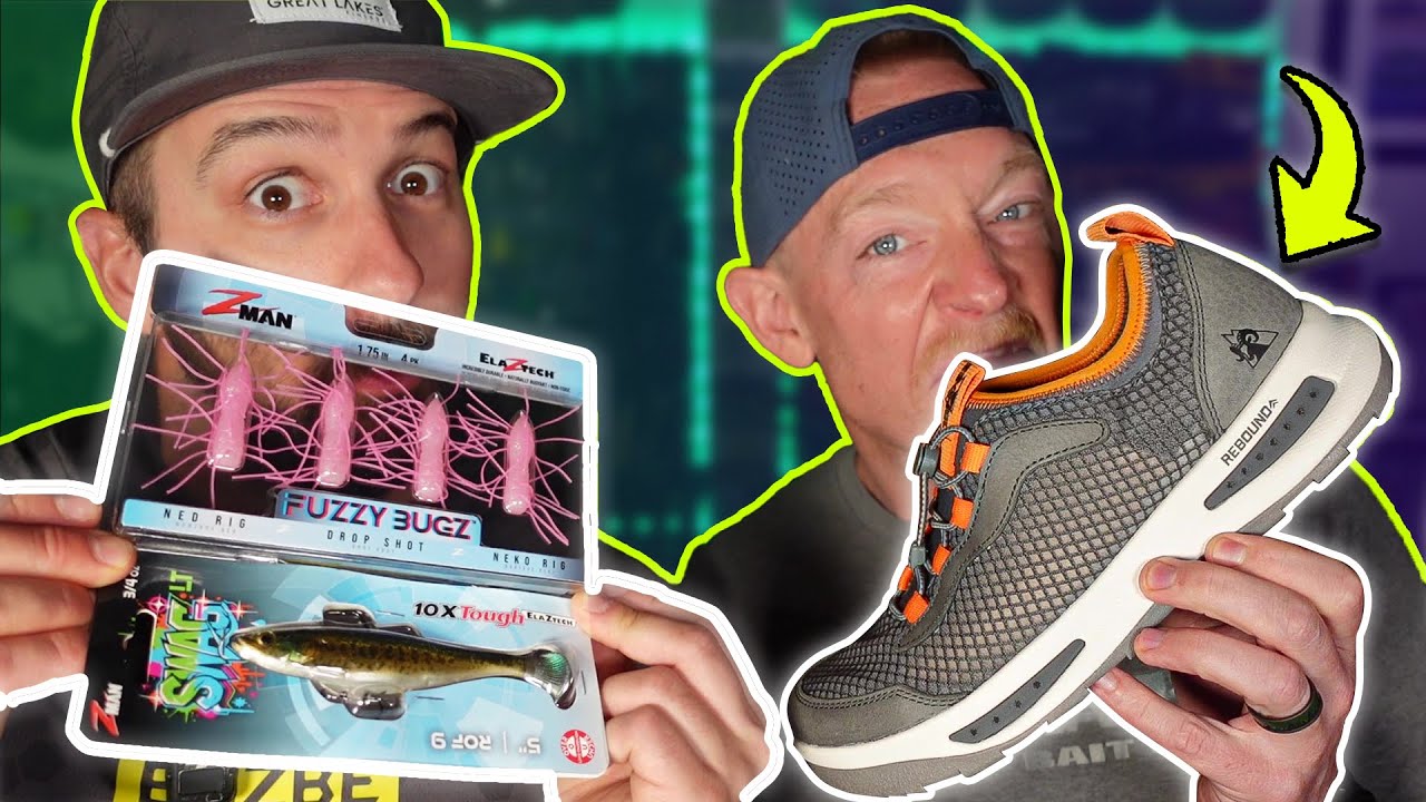 NEW Lures And Gear! Z-Man Fuzzy Stuff, Water Shoes And More! - YouTube