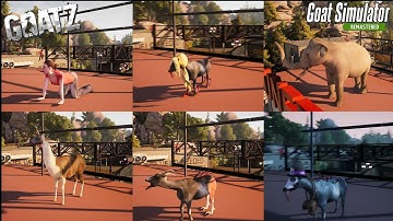 Goat Mutators Showcase and How to Get Them (GoatZ) - Goat Simulator Remastered