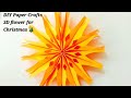  HOW TO DIY SNOWFLAKE❄️FOR 🎅 🎄#chrismasspecial #papercraft #diy #flowers #christmasdecor #shorts #yt