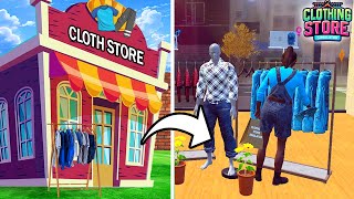 I OPENED MY OWN CLOTHING STORE  | CLOTHING STORE SIMULATOR | BADBUFFY | #1