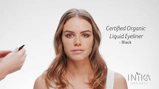 How To: Certified Organic Liquid Eyeliner | INIKA Organic