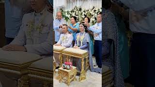 ขั้นตอนพิธีหลั่งน้ำสังข์ และบทพูดพิธีกร จัดงานแต่งงาน ครูแมวสาคร  bananaleafwedding ครูสอนพิธีกร