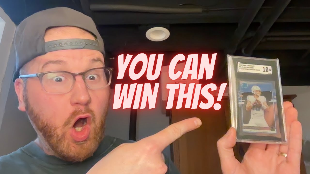 *FREE GIVEAWAY CONTEST!* Enter to Try & Win a SGC 10 2020 Justin Hebert Rookie, Happy Thanksgiving!!