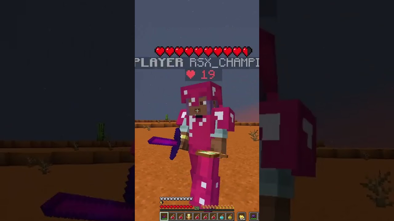&ldquo;Insane Minecraft PvP Combos 😈⚔️ #shorts&rdquo;
