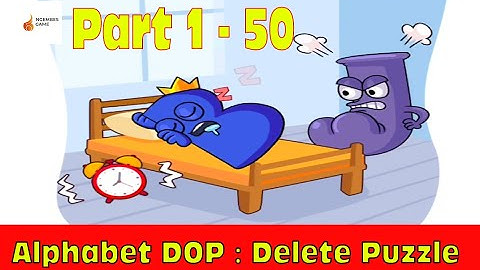 Alphabet DOP: Delete Puzzle  Levels 1 - 50  Gameplay Walkthrough