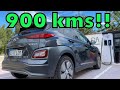 HYUNDAI KONA ELÉCTRICO 2020 64 kWh Reto 900 km Conseguiremos superarlo? Viaje coche eléctrico MOTORK