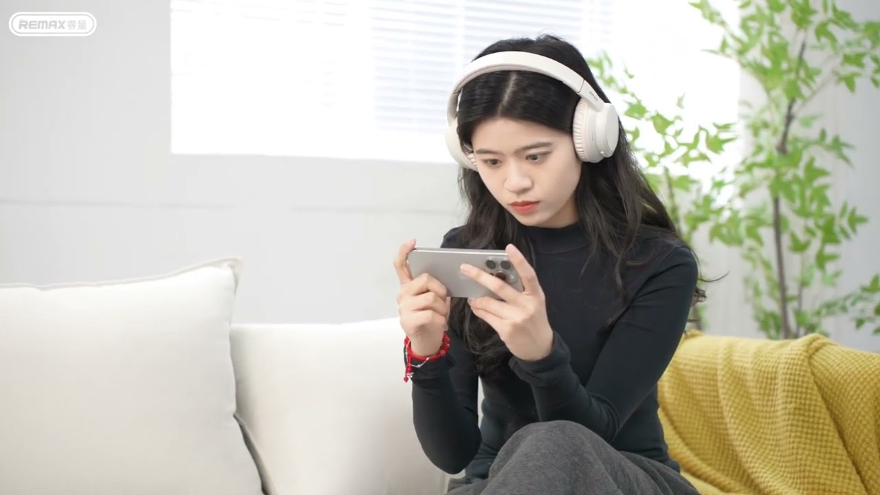 Remax Rb-100hb Wireless Headphones Bluetooth Over-Ear Foldable Headset