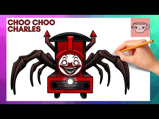 How To Draw Choo Choo Charles  Easy Step By Step Drawing Tutorial 