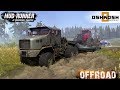 Spintires: MudRunner - OSHKOSH M1070 HET Pulls a Stuck Truck out of the Mud