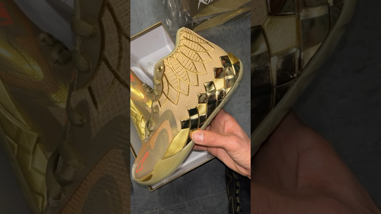 New Release Puma: Melo Ball .01 “Metallic Gold” # 