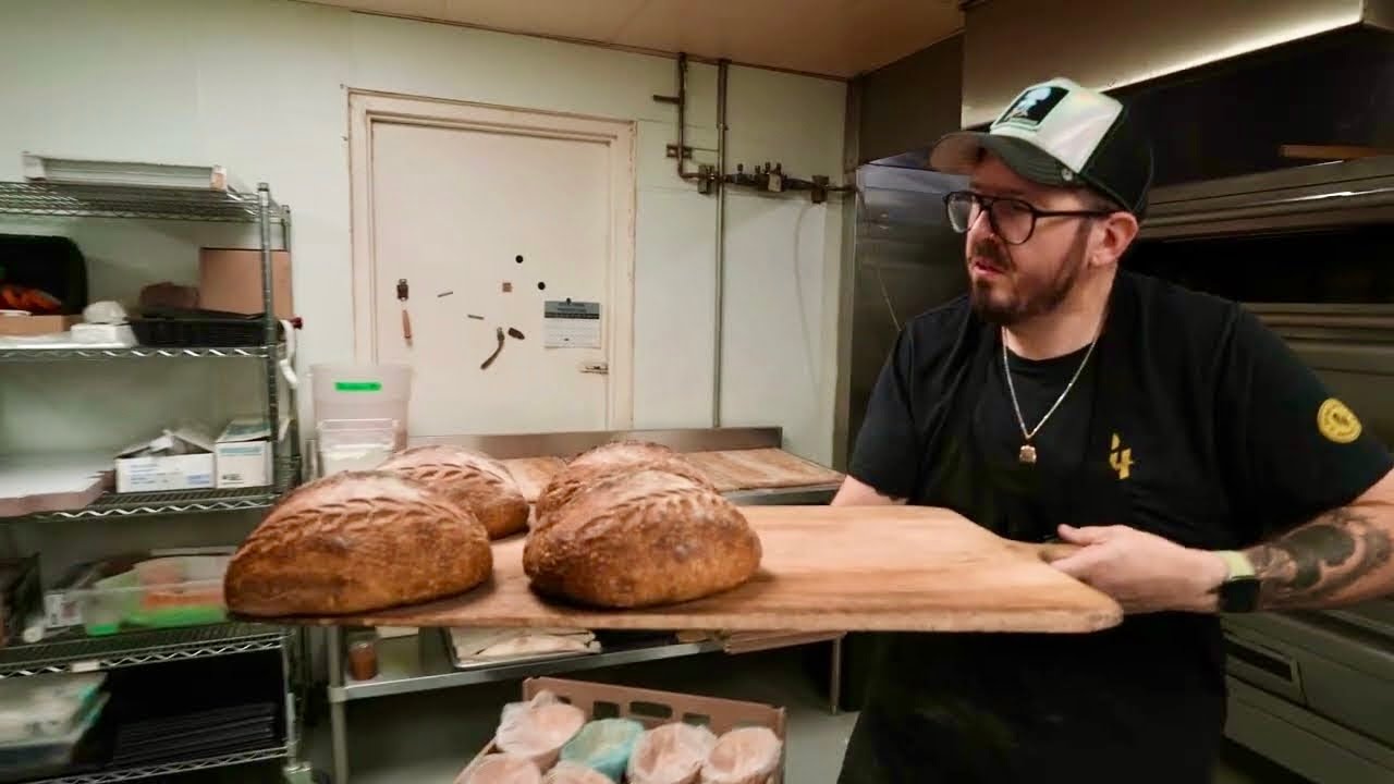 Artisan Sourdough Bakers at Work Before Sunrise (Relaxing & Cinematic)