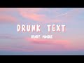 Henry Moodie - Drunk Text (Lyrics)