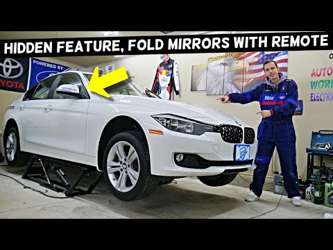 BMW HIDDEN FEATURE FOLD MIRRORS WHEN LOCK CAR BMW F30 F31 F32 F33 F36