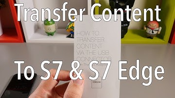 Samsung Galaxy S7 & S7 Edge - How To Transfer Content / Files To The Phone Using The USB Connector