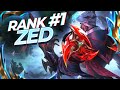 Le rank 1 zed challenger chinois est intuable 