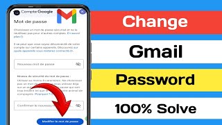 Comment changer le mot de passe Gmail ||  Changement de mot de passe Gmail et Google (nouveau 2024)