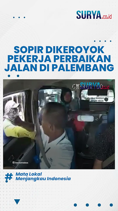 Geger Sopir Feeder LRT Dikeroyok Petugas Perbaikan Jalan di Palembang, Ternyata Gegara Hal Ini!