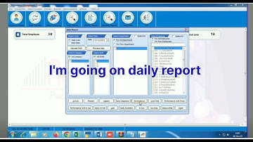 How to take realtime /realsoft biometric attendance software report in Excel sheet #biometric