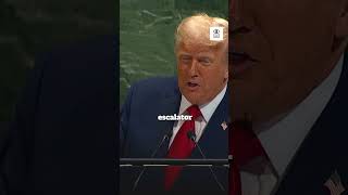 Trump Jokes About UN: Bad Escalator & Bad Teleprompter 🤣 #trump #unspeech #donaldtrump