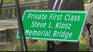 Fallen WWII veteran honored with bridge dedication