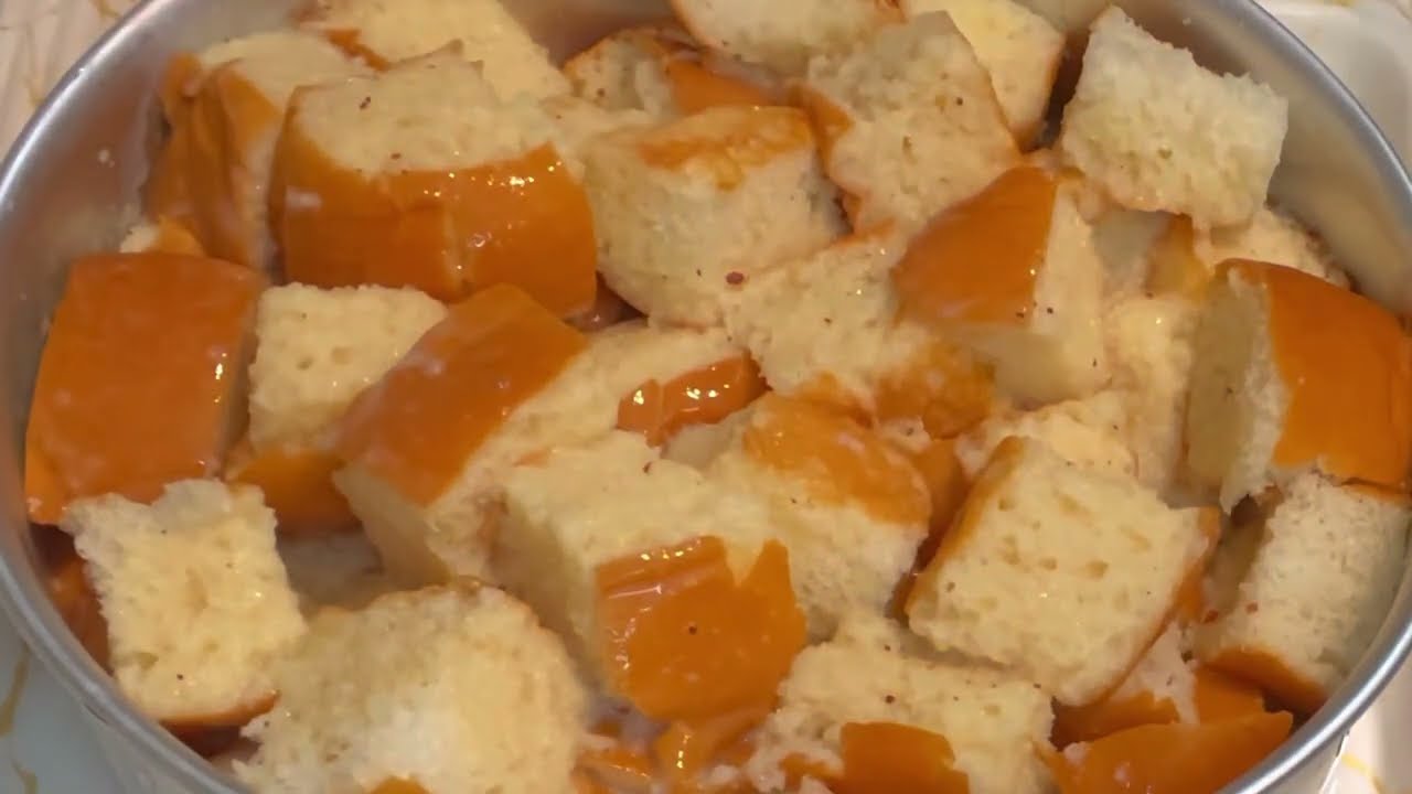 Pudding with buns.Amnaa Ms.Tasty & Easy Recipe 