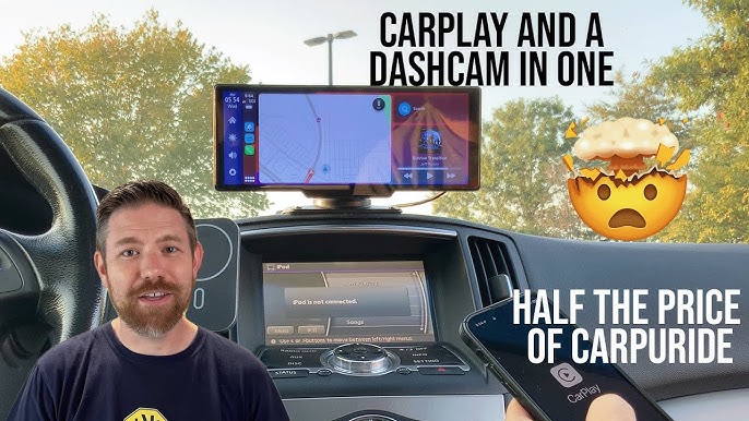 BEST Dash Cam WITH CarPlay or Android Auto (2023) (No Install) (Plug &  Play) 