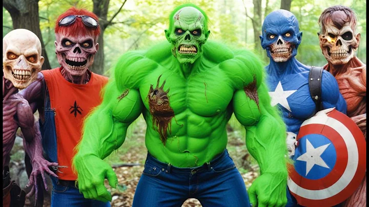 Zombie Hulk VS Avengers - Hide and Seek!