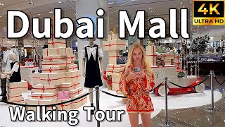 Dubai Mall 🇦🇪 World’s Largest Mall, Luxurious Shopping Destination [ 4K ] Walking Tour