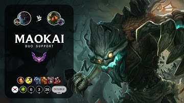 Maokai Support vs Nautilus - KR Master Patch 13.6