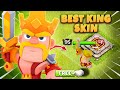 Super squad king skin animation in clash of clans  best barbarian king skin ever