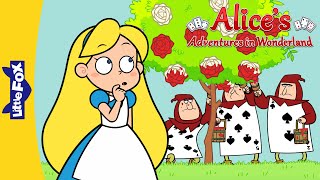 Alice's Adventures Ch. 1517 | The Queen's Roses & A Royal Croquet | Alice in Wonderland |Little Fox