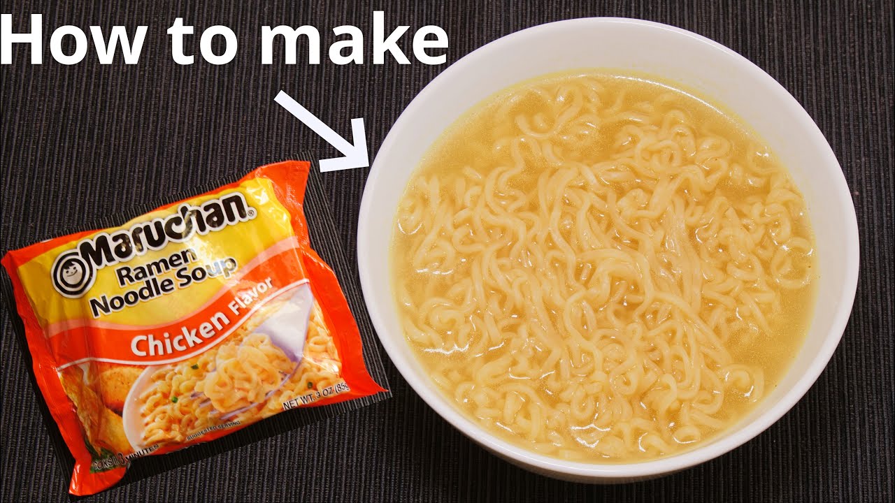 How To Ramen Noodles on Stove -