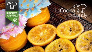 NARANJAS CONFITADAS🍊para POSTRES y BIZCOCHOS de NARANJA Infaltable en tus Recetas de Cocina :)