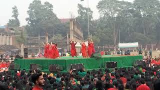 ঢাকা বিশ্ববিদ্যালয়ের কেন্দ্রীয় খেলার মাঠে মহান বিজয় দিবসের অনুষ্ঠান। Dhaka Universityte bijy utshob