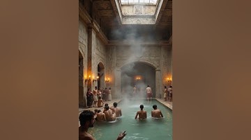 life in Pompeii just before the volcano erupted as imagined by ai