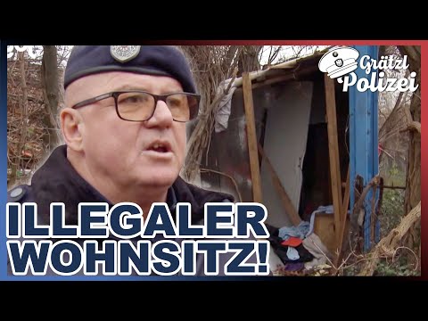 Polizei findet illegalen Wohnsitz zwischen Sperrmüll & Fäkalien | Grätzlpolizei | ATV