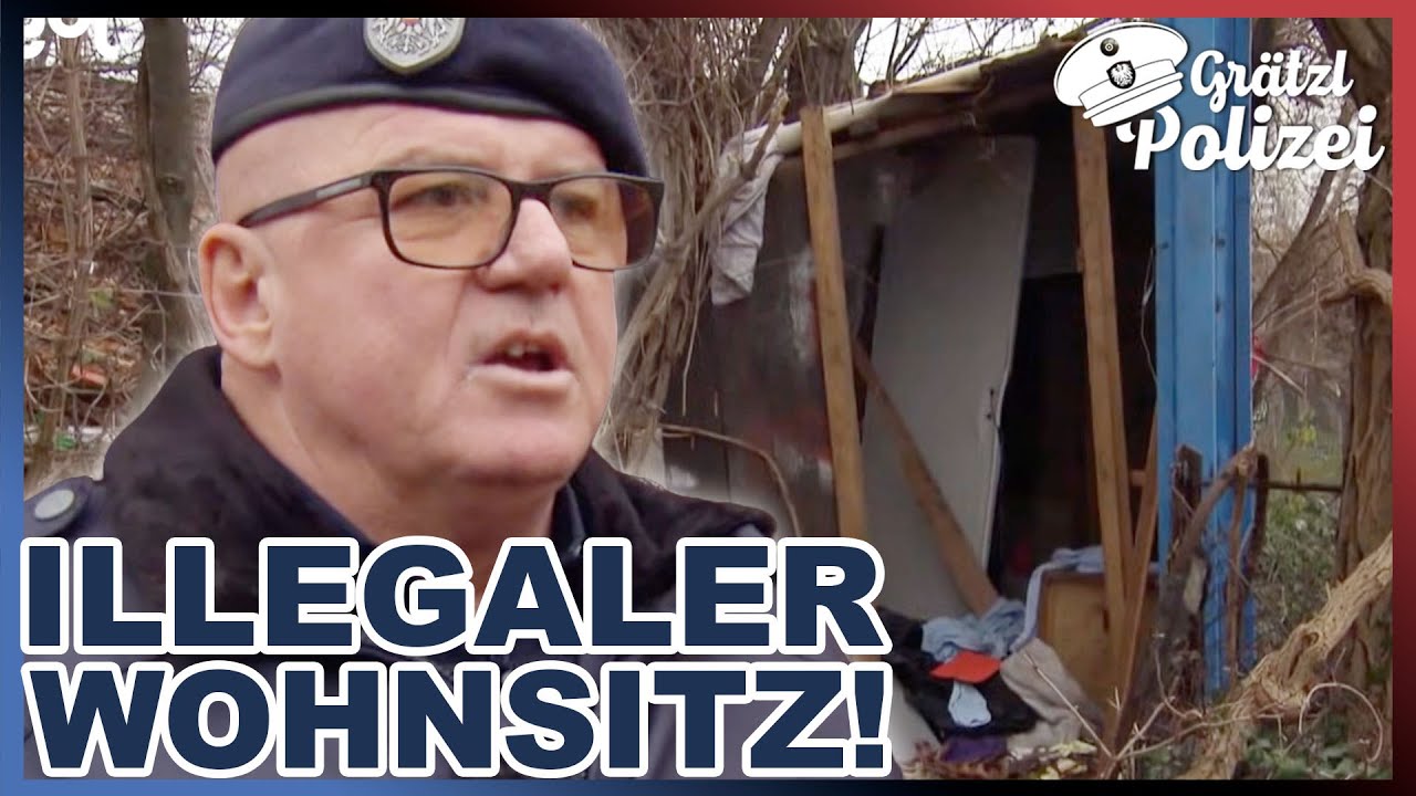 Polizei findet illegalen Wohnsitz zwischen Sperrmüll & Fäkalien | Grätzlpolizei | ATV