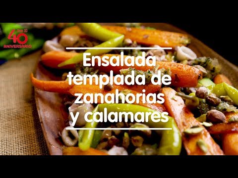 Video: Ensalada De Zanahoria Con Calamares