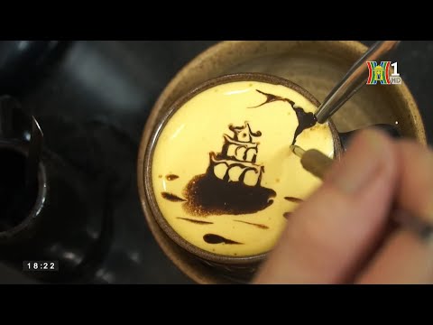 Video Người vẽ Hà Nội trong ly cà phê | HANOITV - youtube