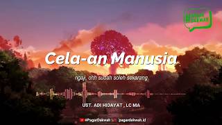 (One Minute Booster)- Cela an Manusia- Ust  Adi Hidayat, Lc MA